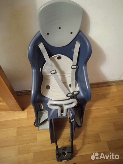 Детское велокресло на багажник бу