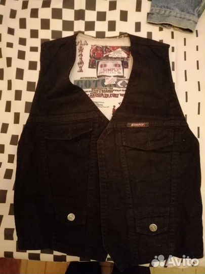 Жилетка джинсовая