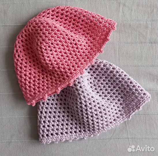 Вязаная шапочка сетка, отправка почтой