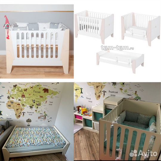 Кровать трансформер ellipse bed line с 2 матрасами