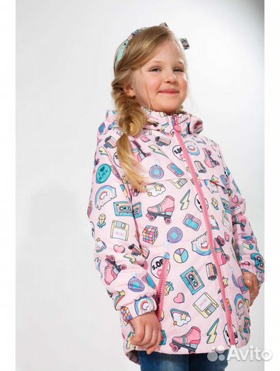 Парка для девочки 92-98