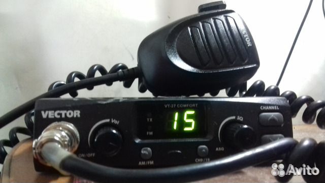 Рация и антенна vector