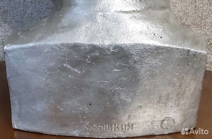 Бюст Дзержинского. Силумин 22см. Клюшкин