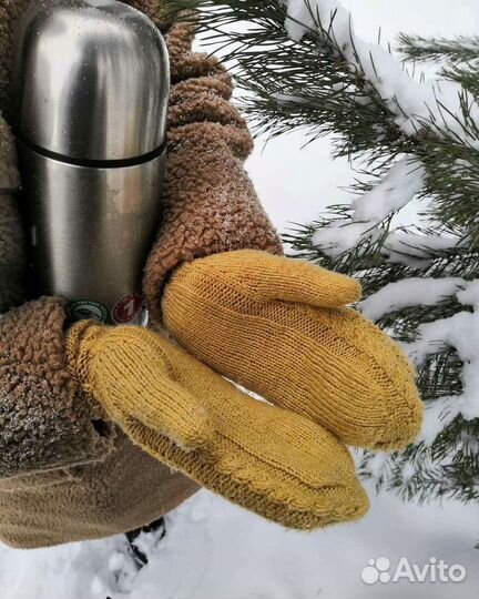 Варежки, рукавицы вязаные