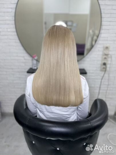 Наращивание волос, окрашивание