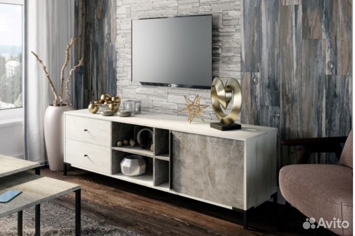 Тумба под телевизор Лофт
