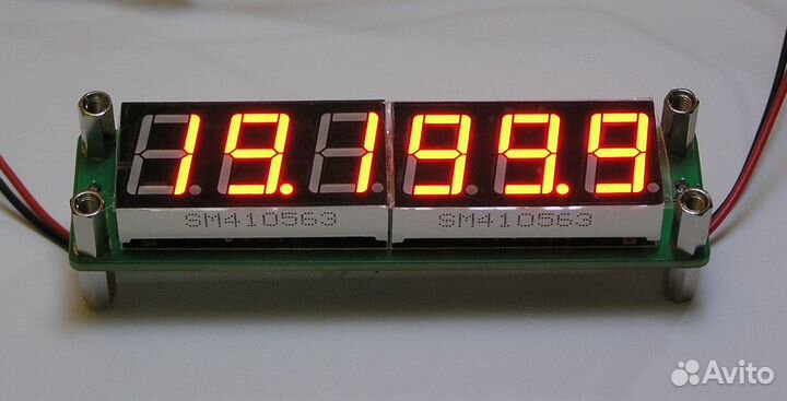 Частотомер / Цифровая Шкала до 65 MHz. (Красный)