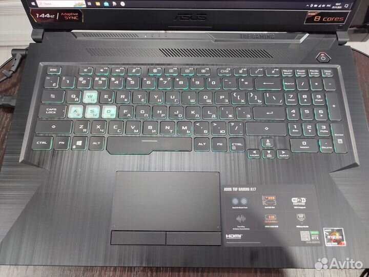 Asus tuf gaming a17 fa706ic-hx006