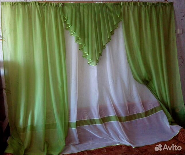 Тюль для кухни, спальни- в отрезах и готовый