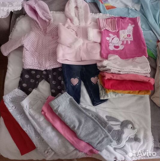 Вещи пакетом на девочку от 0-5 месяцев