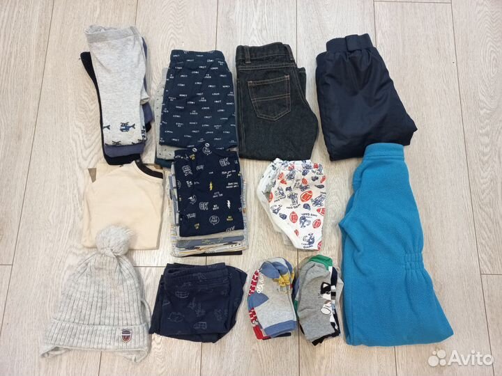 Вещи пакетом на мальчика 80-86 размер