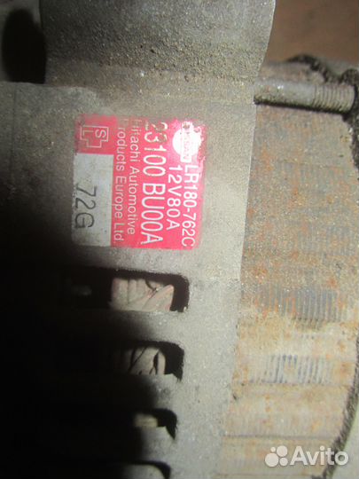 Генератор Nissan 23100bu00a almera primera