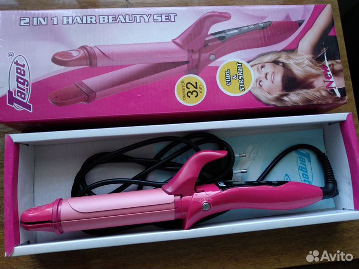 Щипцы для волос 2 в 1 Target