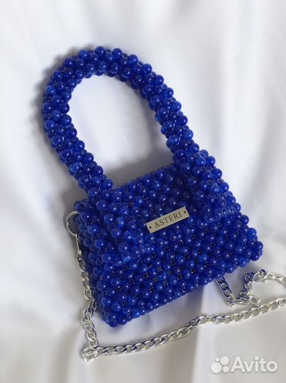 Сумочка из хрустальных бусин