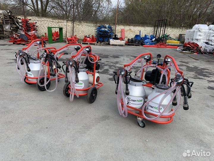 Доильный аппарат сухого типа для коров коз Турция