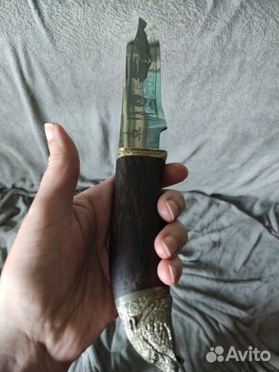 Знаменитый Павловский Нож с ножнами и гравировкой