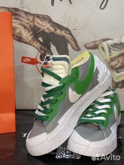 Кроссовки nike x sacai blazer low