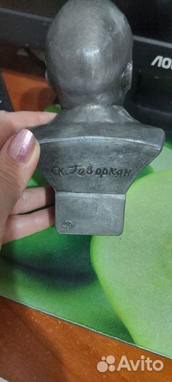 Бюст Ленина силумин