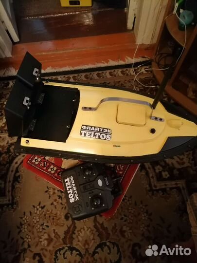 Прикормочный кораблик бу