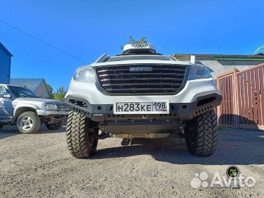 Площадка под лебедку (защита штатного бампера юбка