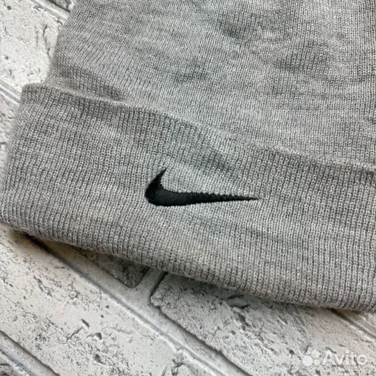 Шапка Nike Gray Vintage Beanie x Made in Taiwan