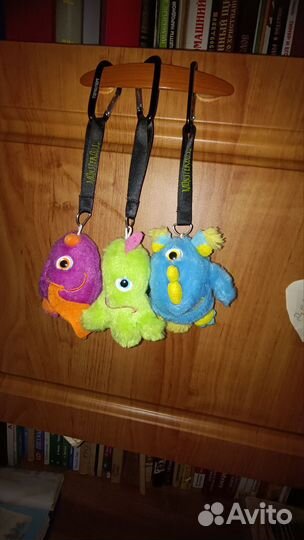 Мягкие брелочки монстрики