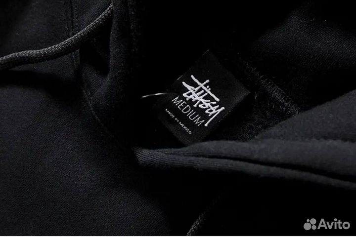 Худи Stussy v2 Черное