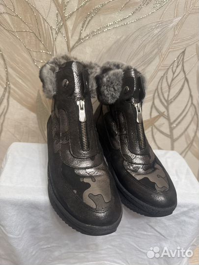 Ботинки женские 38 размер натуральная кожа