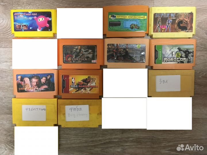 Картриджи Dendy из 90-х (36 шт.)