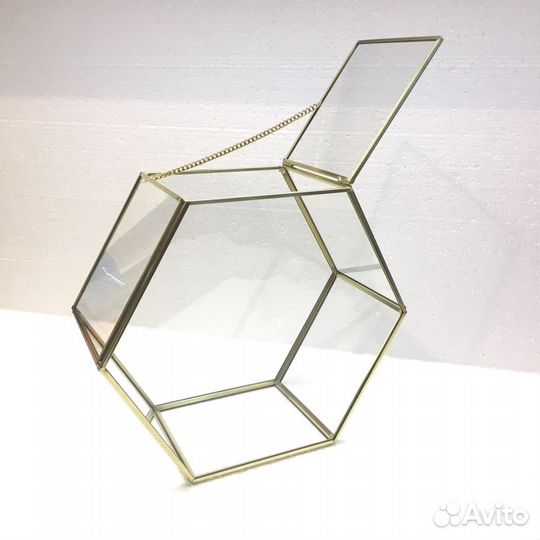 Стеклянные свадебные шкатулки