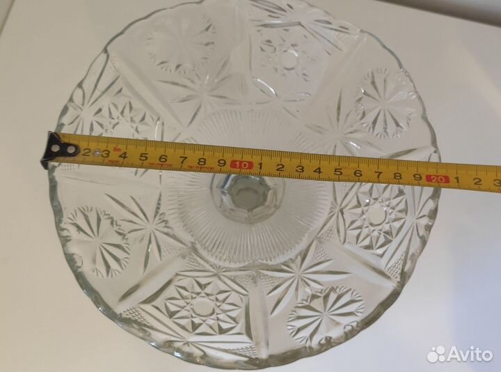 Хрустальная ваза для фруктов