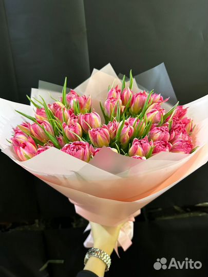 Тюльпаны 25 39 тюльпанов с доставкой белые тюльпан