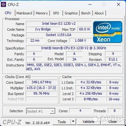 Системный блок (i7 3770, 8 GB, GTX 750Ti)