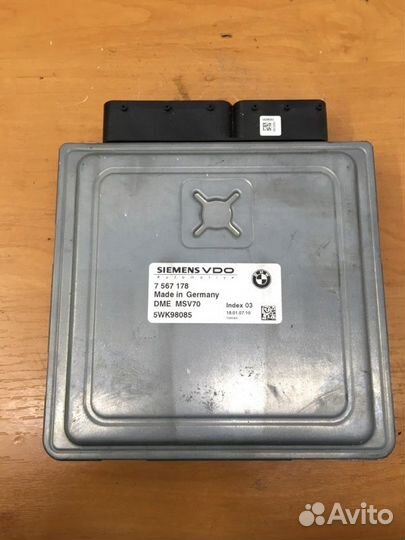 Блок управления двигателем Bmw 5 Е60 N52B25