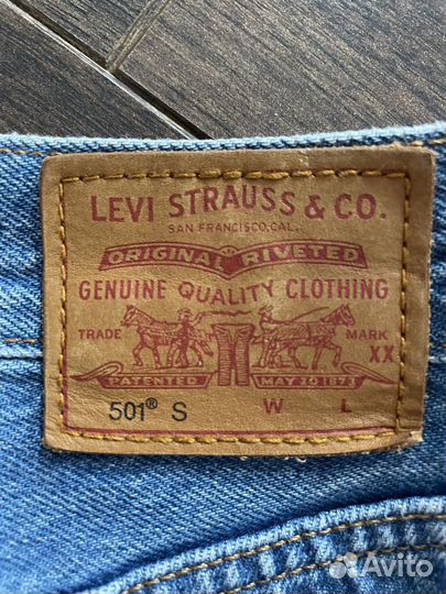 Женские джинсы levis 501 skinny s