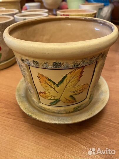 Керамические горшки для цветов