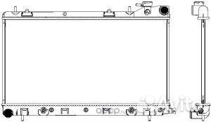 Радиатор сист охл Sakura 3421-1008