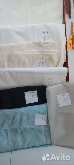 Отрезы ткани СССР. Шерсть,вельвет,ситец,шелк