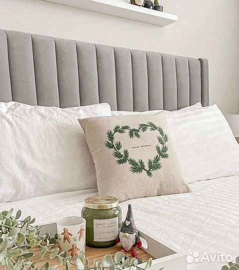 Наволочка hm home чехол на подушку zara home елки