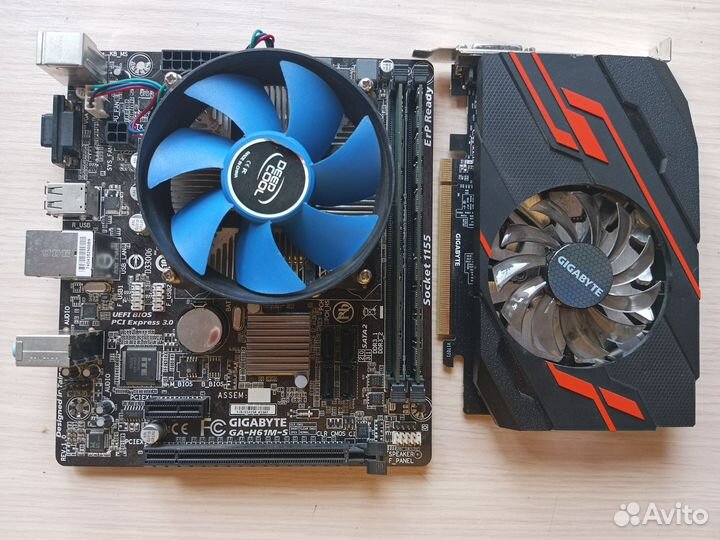 Набор i3-2120 + 8 Gb RAM + GT 1030 gddr 5