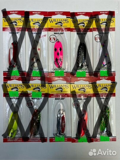 Блесна форелевые Williams, Daiwa, Kuusamo оригинал