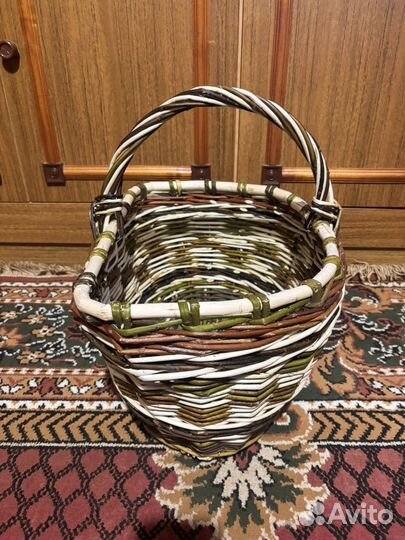 Корзина плетеная для грибов