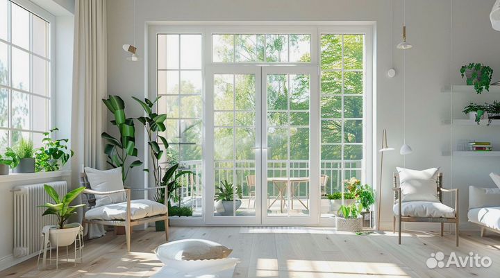 Стеклянная дверь