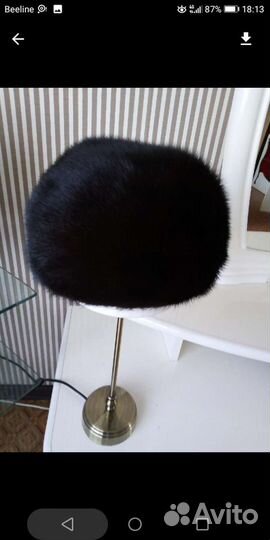 Шапочка норковая