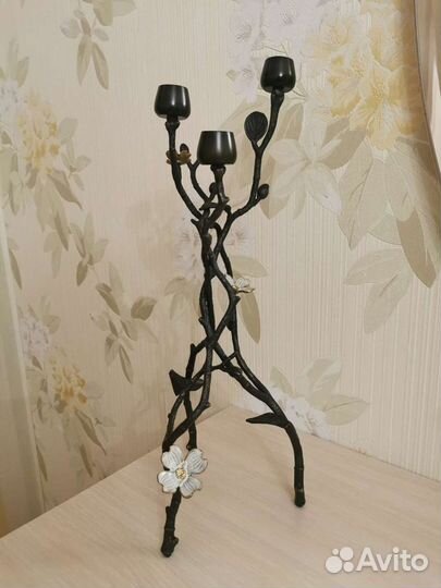 Подсвечник Канделябр Michael Aram Dogwood Кизил