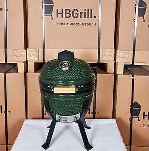 Керамический гриль Kamado HBGrill 13"/ 33см. Green