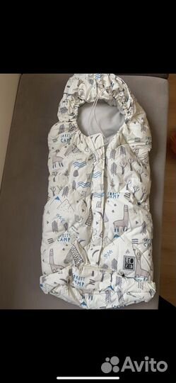 Теплый конверт в коляску leo