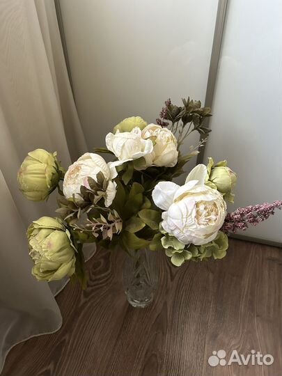 Искусственные цветы пионы