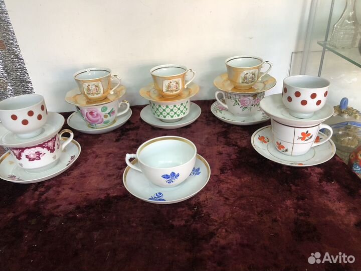 Чайные пары и кофейные пары СССР и другие