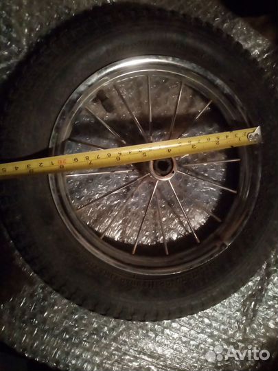 Колеса надувные с камерой для тележки или старого